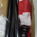 American Flag with Pole for House Outside, Including 5Ft Heavy Duty Flag Aluminum Poles Kit and 100% Polyester 3x5 ft US Flag, No Tangle Spinning Pole and Multi-Position Flag Pole Bracket