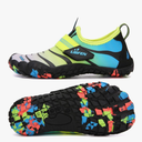 UBFEN Water Shoes for Kids Boys Girls Aqua Socks Barefoot Beach Sports Swim Pool Quick Dry Lightweight Toddler Little Big Kid Size 3 Big Kid