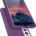 E Segoi Designed for Galaxy S21+ Plus Case, Liquid Silicone Gel Rubber Shockproof Case Soft Microfiber Cloth Lining Cushion Compatible with Galaxy S21 Plus 5G [6.7 inch] (Amethyst)