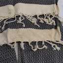 SMYRNA TURKISH COTTON Vintage Series Kitchen Dish Towels Pack of 4, Machine Washable Wash Cloths, Ultra Soft, Absorbent, Prewashed and Quick Dry Turkish Dish Towels, 15x26 Inch (Black)