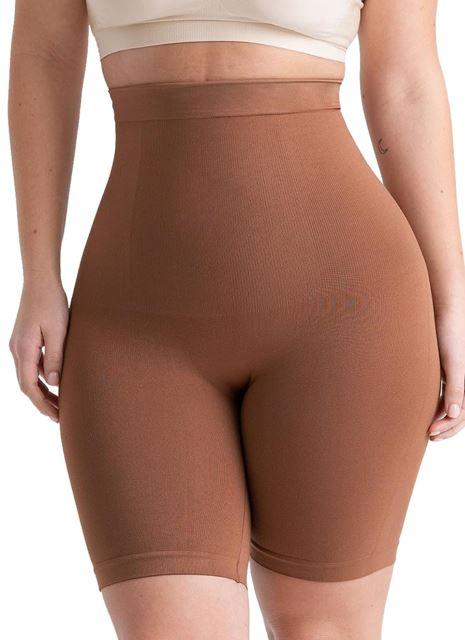 SHAPERMINT Shapewear for Women - High-Waisted Shapewear Tummy Control Shorts, Faja Body Shaper, Underwear for Women Small