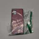 for Samsung Galaxy A51 5G Case (Not Fit A51 4G), 6.5 inch Premium PU Leather Phone Cover Retro Design Full Protective case for Samsung Galaxy A51 5g (Dark Red)