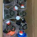 8 Pack [1 L / 33 fl. oz.] Swing Top Glass Bottles w/ Airtight Stopper Lids  Flip Top Brewing Bottle for Fermentation, Kombucha, Mead, Vinegar, Beer, Kefir, Wine, Soda  With 8 Extra Seals & 2 Pourer