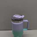 Meoky 32oz Tumbler with Handle, Stainless Steel Travel Mug with 2-in-1 Straw and Sip Lid, Vacuum Insulated Coffee Mug, 100% Leak Proof, Keeps Cold for 24 Hours or Hot for 8 Hours (Fairyland)