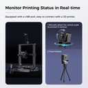 Creality Official Nebula Camera, Remote Monitoring, WiFi Connection, Auto Generate Time-Lapse Video, Compatible Sonic Pad/Nebula Pad/Ender-3 V3 KE/CR-10 SE/HALOT-MAGE