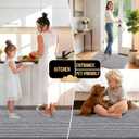 OLANLY Thick Small Bathroom Rugs 24x16, Extra Soft Absorbent Chenille Bath Rugs, Rubber Backing, Machine Wash Dry, Bath Mats for Bathroom Floor, Tub and Shower, Home Decor Accessories, Grey