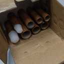 KAMANINA Wood Double Curtain Rod for Windows 66 to 120 Inches (5.5-10 Feet), 1 Inch Heavy Duty Long Curtain Rods for Windows, Wood Grain Telescoping Drapery Rods with End Caps