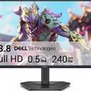 Dell 24 240Hz Gaming Monitor - SE2426HG - 23.8-inch FHD (1920x1080) 240Hz Display, in-Plane Switching (IPS) Technology, AMD FreeSync™ Premium, TÜV 3-Star, 2X HDMI, DisplayPort 1.4, Tilt