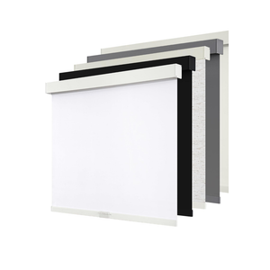 Cordless Blackout Roller Shades Blinds for Windows Free-Stop,Pull Down Room Darkening with Valance,Thermal Insulated Woven Fabric Window Door Blinds for Home,Office,White 60" W x 72" L