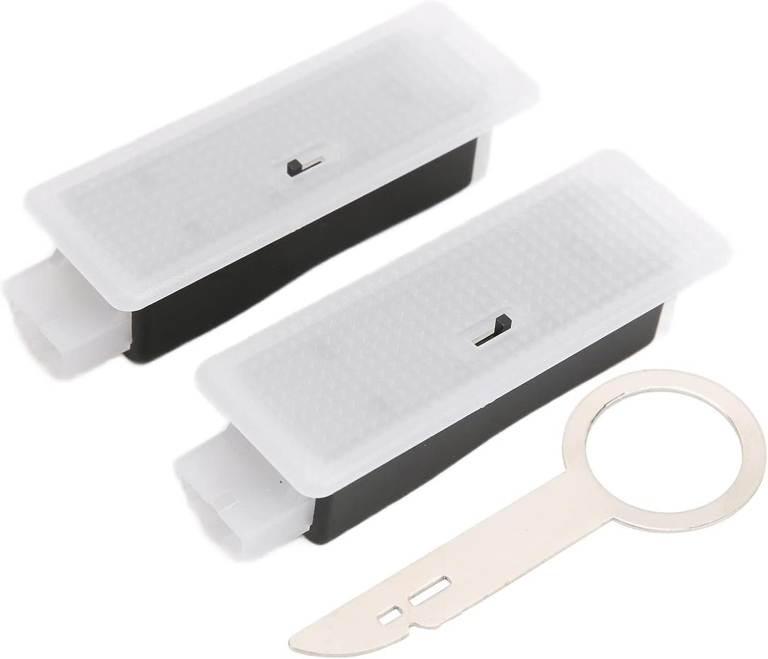 2pcs Car Door LED Footwell Light 3Color Matte Lamp Assembly Replacement Suitable For MINI Whole Series And Multiple Series From 11 To 21 Years