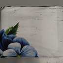 Famiffty Farmhouse Blue Hydrangea Window Curtains 42W X 63L Inches 2 Panels Rod Pocket Country Retro Vintage Home Sweet Rustic Elegant Window Drapes Treatment for Living Room Bedroom Home Decor