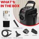 Shop-Vac 2021005 1 Gallon Micro Wet/Dry Vacuum, 1.0 Peak HP, 1.25 Inch Diameter x 4 Foot Hose, 6 Food Cord, Lightweight and Portable, Quick Wet/Dry Pickup