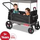 Radio Flyer Wagon for Kids, Baby Stroller, Outside Toys for Toddlers 1-3, Rolling Cart, Beach Cart with Wheels, Trav'ler Stroller Wagon with Protective Cover, for Ages 1+ Years
