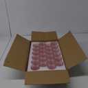 24 Pcs Votive Candle Holders, Pink Glass Candle Holder Bulk for Table Centerpiece, Tea Lights Candle Holders for Wedding Shower, Party and Home Decor