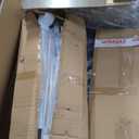 Elevated Dog Bed, Raised Outdoor Dog Bed for Large Sized Dogs, Portable Cooling Pet Cot with Breathable & Washable Mesh, Indoor & Outdoor Pet Hammock with Skid-Resistant Feet. (L(43.30"x31.90"x8.00"), Grey)