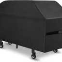 Griddle Cover, 36 Inch BBQ Gas Flat Top Grill Cover for Blackstone Grill, Waterproof, Anti-Uv, Rip-Proof, Fade Resistant Material, Outdoor Griddle Cover with Hook-and-Loop Straps, Black