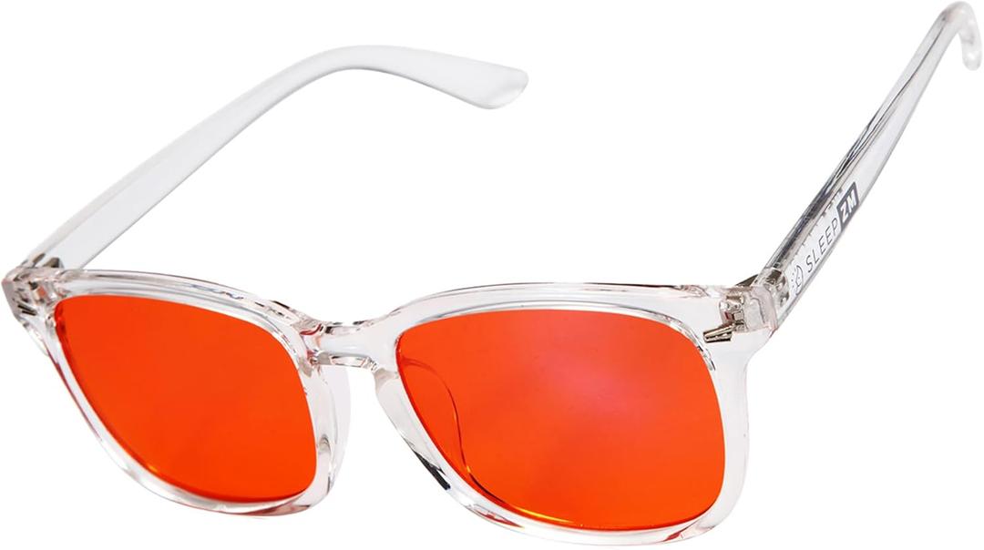 100% Blue Light Blocking Glasses - Women + Men - Better Sleep - Anti Eye Strain Protection - Computer Screens Gaming (B3 Clear Crystal)