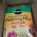 Miracle-Gro Cactus, Palm and Citrus Potting Mix, for Indoor or Outdoor Potted Plants, Great for Succulents, 8 qt., 2-Pack