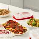 Rubbermaid EasyFindLids Meal Prep Containers 5.1 Cup Red