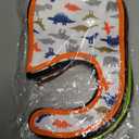 7Pcs Cotton Waterproof Baby Bibs Hook Loop Closure Newborn Bib Keepsake Baby Gift for Drooling Feeding Eating