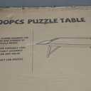 Puzzle Board 1500 Pieces,34.3x 26.5 Jigsaw Puzzle Table with 4 Drawers and Cover,Portable Board GameTable with Folding Legs for Adults and Teens(Almond Color), 1500pcs