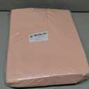 Casa Platino 100% Cotton Full Size Sheets Set  6 Piece Crisp Percale Full Size Cooling Sheets, Lightweight for Summer, with 15" Deep Pocket Fitted Sheet Nightly Comfort & Airy Sleep  Veiled Rose