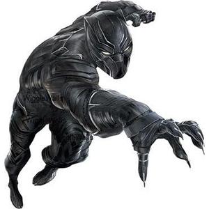 RoomMates RMK4290GM Black Panther Peel and Stick Decals (47.7 " x 30.6 ")