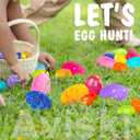 Aviski 120Pcs 2.4" & 3.15 Large Small Iridescent Marble Easter Eggs Golden Eggs for Kids Basket Bag Stuffers Fillers, Easter Hunt Game, Toys Filling Treats and Easter Theme Party Favor