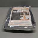 Magnetic Insulated Door Curtain Fits 32"x80" Doors - Thermal Door Cover for Winter with Clear Window, Window Insulation Kit & Doors Draft Stopper to Keep Cold Air Out for Front Doorway Home - Black