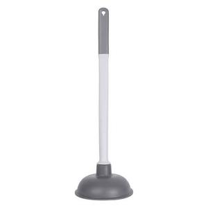 Toilet Bowl Plunger with Holder Plunger Pump Bathroom Cleaning, Toilet Household Essentials Modern Bathroom Accessories 1 Pack Gray