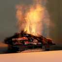 Fire Beauty Fireplace Log Grate,17''Firewood Log Burning Rack Holder,Fire place Log Grate Cast Iron,Heavy Duty Fire Grate,Wrought Iron Fire Place Grates,Fire Place Accessories,Firewood Stove Insert