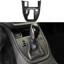 Kolya Center Console Gear Shift Panel Cover Trim Compatible with 2020 2021 2022 2023 2024 2025 Subaru Outback Accessories (Matte Black with Extra Button)