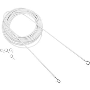 1set Window Curtain Hanging Wire Wire with Screw for Easy Installation for Curtains Projects and Home Decorations