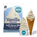 Frostline Vanilla Soft Serve Ice Cream Mix, Lactose & Gluten Free - Just Add Water, Dairy, or Dairy Free Alternative, Use with Blender, Countertop Ice Cream Maker, Soft Serve Machine - 6 lb Bag (96 Ounce (Pack of 1))