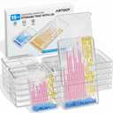 ARTDOT 15-Piece Diamond Art Storage Trays Kits for Adults with Lids, 2-in-1 Stackable Diamond Painting Accessories and Tools (White)