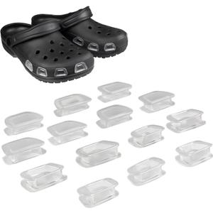 14 Pack Side Hole Plugs for Crocs Classic Clogs, Hole Fillers Covers Accessories for Croc Men Women