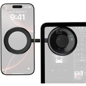YIUS Magnetic Car Phone Holder for Magsafe [78+LBS Strongest Suction & 2400gf Magnetic] 360 Adjustable Phone Mount, Car Accessories for Tesla for iPhone 17 Pro Max 16 15 14 13 12 Air Plus
