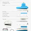 Double Side Magnetic Window Cleaner,Adjustable Magnetic Double Window Glass Wiper Glider Washing Brush Equipment Cleaning Brush Wiper Tools for High-Rise and Car Glazed Windows Thickness 4-30mm (1 Count (Pack of 1))