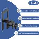 Mattress Slide Stopper to Keep Mattress from Sliding Extra Thick Mattress Holder for Metal Bed Frame 6 Pcs Mattress Retainer Bar for Twin Full King Queen Bed Frame