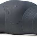 Lumbar Support Pillow for Car, Soothe Back Discomfort Back Support, Adjustable Straps Securely Fixed Car Seat Cushion, Ergonomic Memory Foam Back Support Pillow Fits Mid and Large Cars, SUVs, Trucks (Gray)