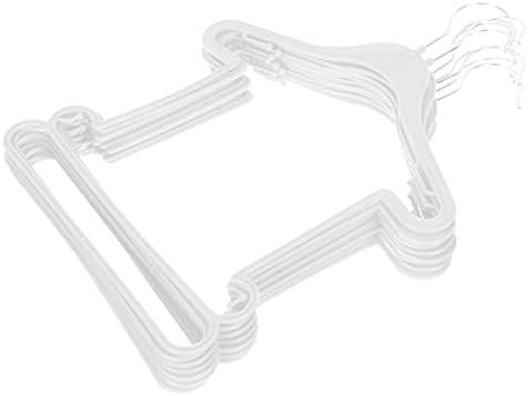 Alipis Baby Clothes Hanger Set 10 Pcs Plastic Hangers Infant Boys and Girls Pink Color