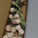 Floroom 5pcs Beige Faux Silk Mums Artificial Flowers, Bulk Fake Small Mini Chrysanthemums with Stems for DIY Champagne Wedding Centerpieces Floral Arrangements Vase Fillers Home Decorations