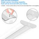 ANTLUX 110W 8FT LED Wraparound Ultra Slim Strip Lights, 12600 Lumens, 5000K, 8 Foot LED Garage Warehouse Light, No Glare, Flush Mount Office Ceiling Lighting Fixture, Fluorescent Tube Replacement, 1 Pack