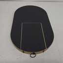 Dog Oval Nail Scratch Board - with Treat Draw- Dog Scratch Pad for Nails – Durable Wooden Nail Filing Board with Treat Drawer
