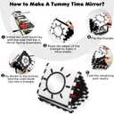URMYWO Black and White Baby Toy, Tummy Time High Contrast Newborn Toys 0-3 Months, Soft Baby Book, Visual Stimulation Montessori Sensory Infant Toys 0-6-12 Months, Boy Girl Shower Gift