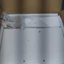 10 Tier Tree Book Shelf, Floor Standing Wood Bookshelf for Narrow Space, Storage Organizer Bookshelves for Books/CDs/Magazine, Bookcase with Shelves for Home Office, Living Room - White