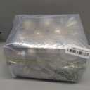 Christmas Ball Ornaments Set, 34PCS Clear Plastic Shatterproof Christmas Ornaments for Xmas Tree Hanging Decorations, for Indoor Home Thanksgiving Party Decor - Champagne/White.