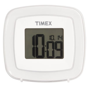 SDI Technologies T104W Color Changing Dual Alarm Clock, White
