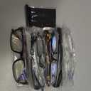 Gaoye 1.25 Professional Reading Glasses for All Day - Computer Readers with Blue Light Protection - Value Pack