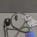 Ion Drops Filtered Shower Head with Handheld, High Pressure Water Flow Showerhead, with Shower Head Filter for Hard Water Boosting, with ON/OFF Switch and Rotatable Head (Silver gray)